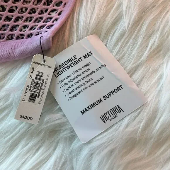 Victoria’s Secret Layer Fishnet Sports Bra 34DDD - Picture 8 of 8